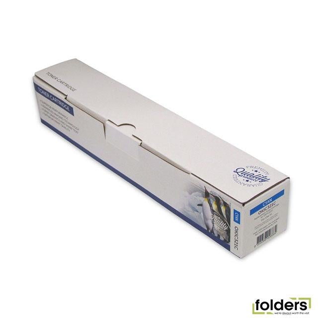 Icon Compatible OKI C301/C321/MC342 Cyan Toner (44973547)