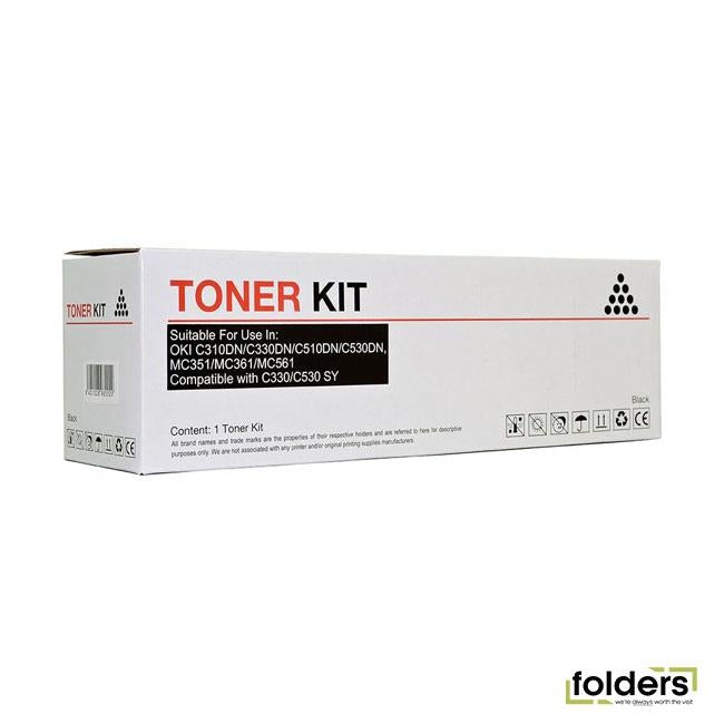 Icon Compatible OKI C310/C330/C510/C530 Black Toner (44469805)