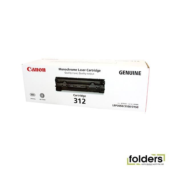 CART312 Canon Black Toner