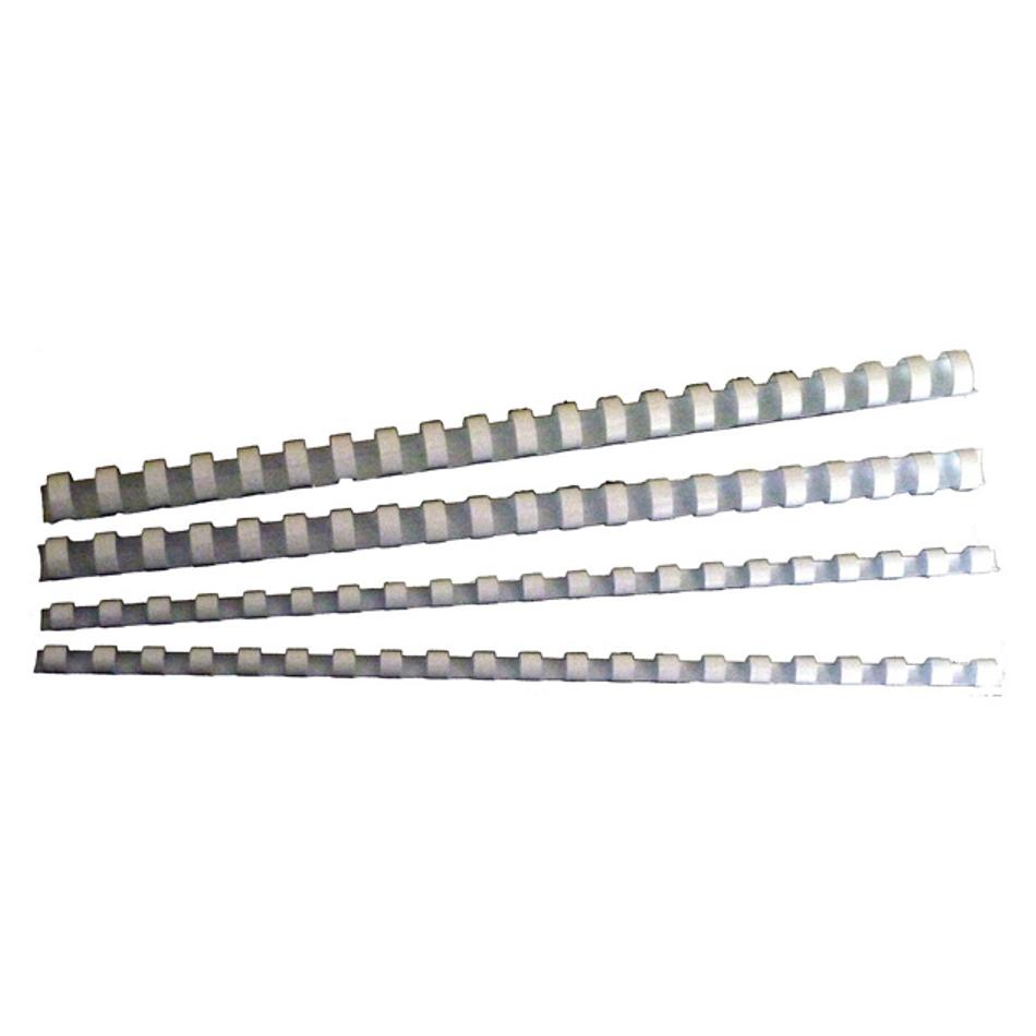 Gbc Binding Comb 6Mm White Pk100 BEP6W100