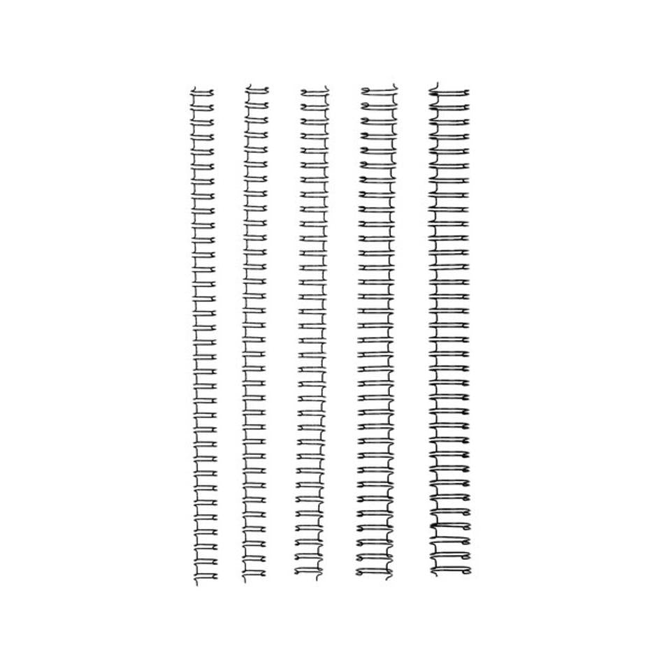 Gbc Binding Wire 34 Loop 9.5Mm Silver Pk100 BE34W10S100
