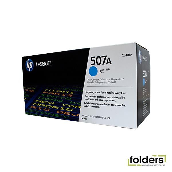 HP #507A Cyan Toner CE401A