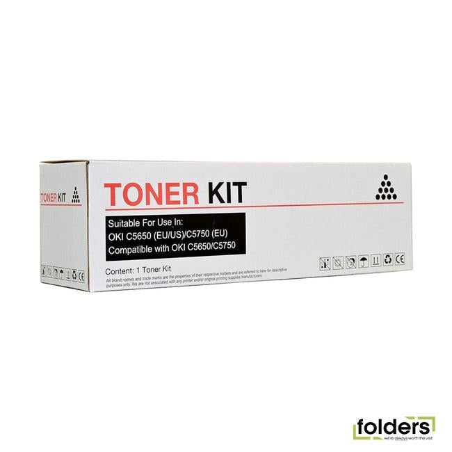 Icon Compatible OKI C5650/C5750 Black Toner Cartridge