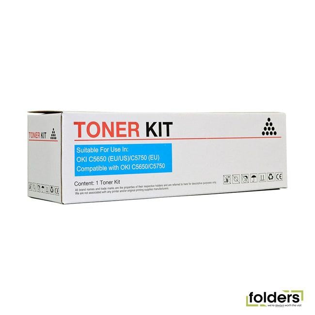 Icon Compatible OKI C5650/C5750 Cyan Toner Cartridge