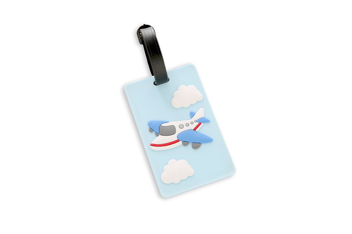 Aero plane design luggage tagAssorted