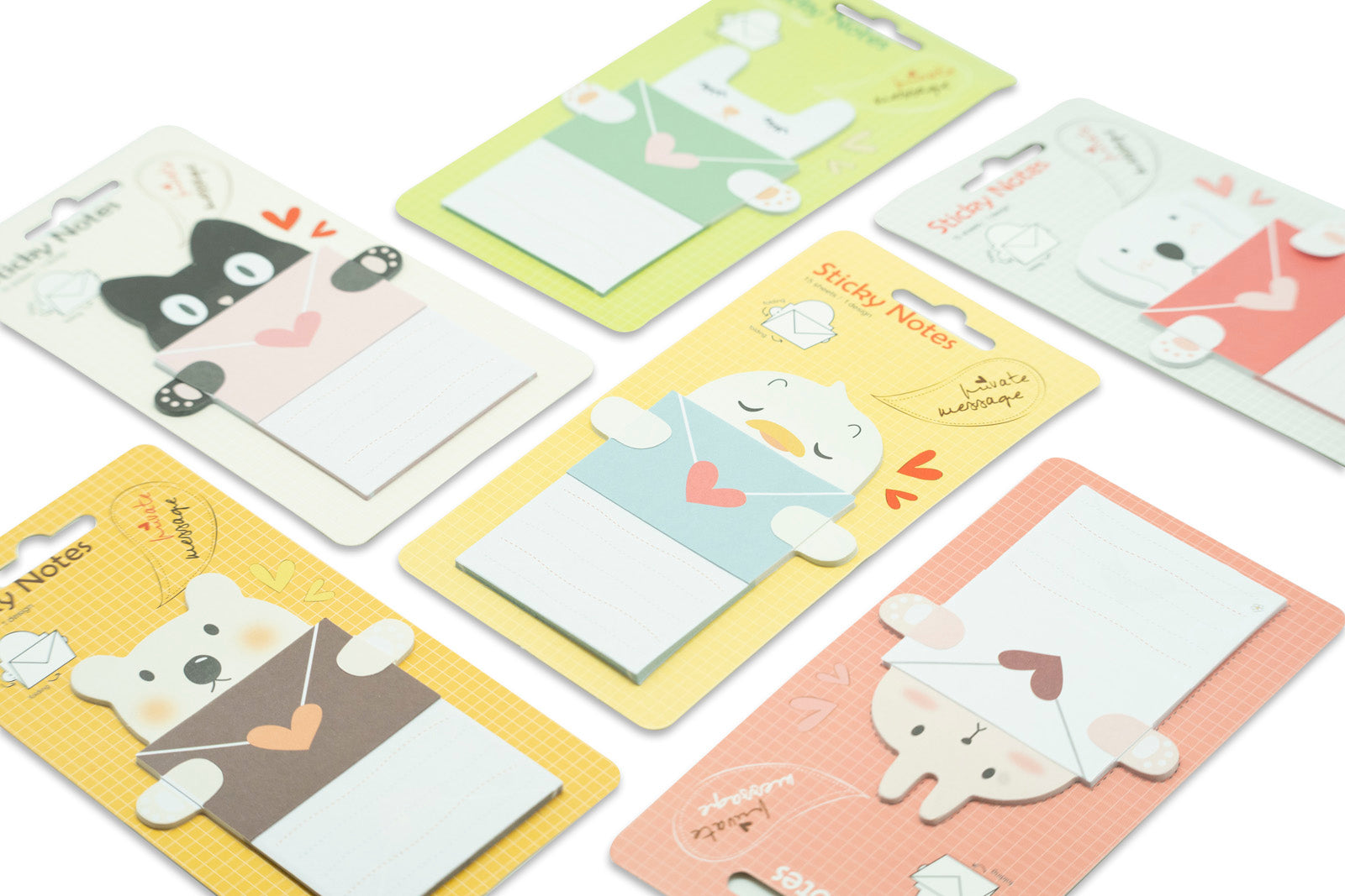 Animal Shaped Sticky NoteAssorted