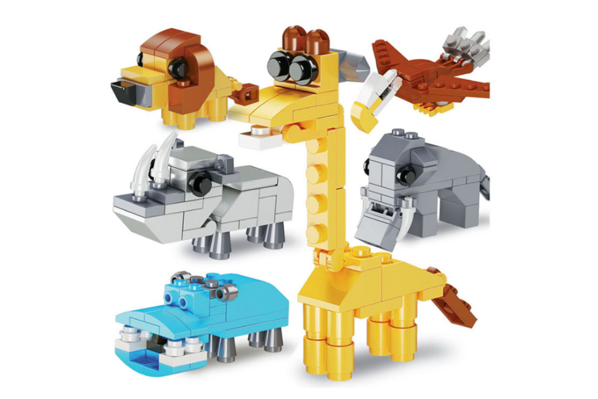 Animal Themed Building Blocks ToyAssorted