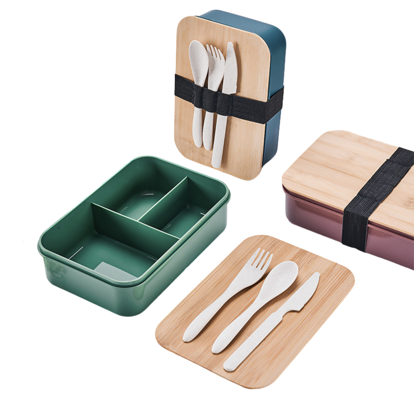 Bamboo Wooden Cover Lunch Box (Deliver in 4-6 weeks)