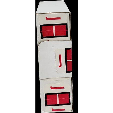 LATERAL FOLDERS LETTER J RED BOX/500