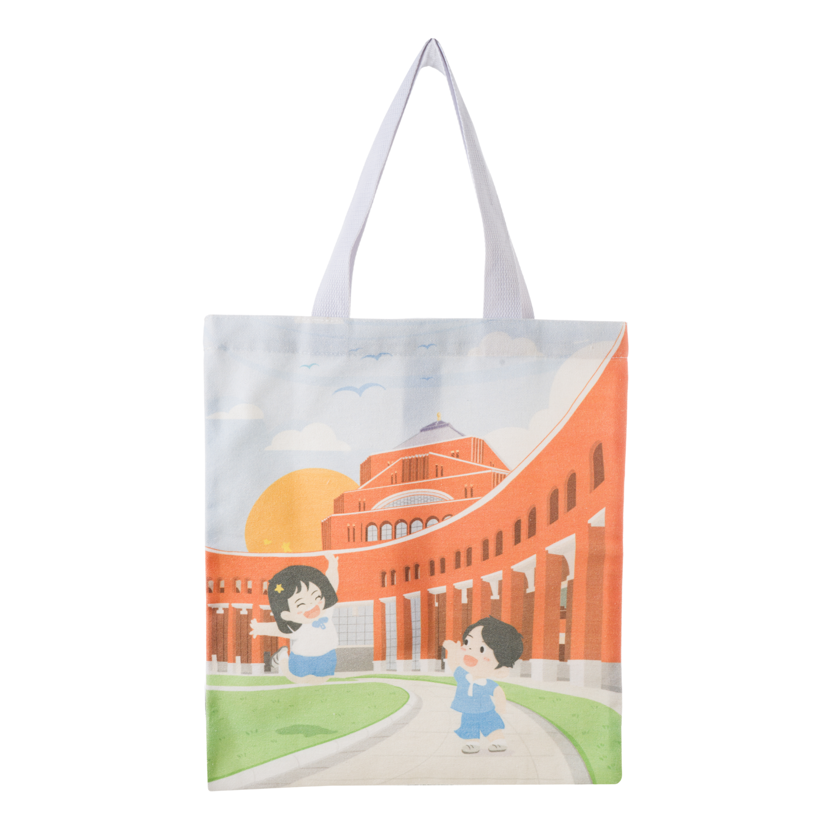 Folding Canvas Bag with Ribbon (Deliver in 4-6 weeks)