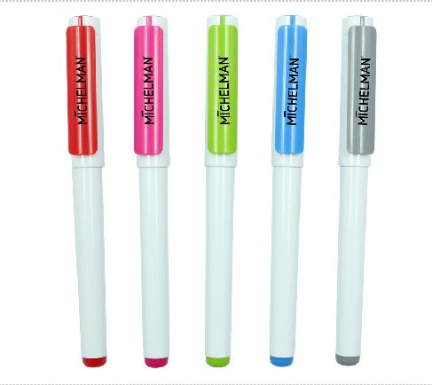 Gel Pen With Removable Cap And Coloured Clip3000 