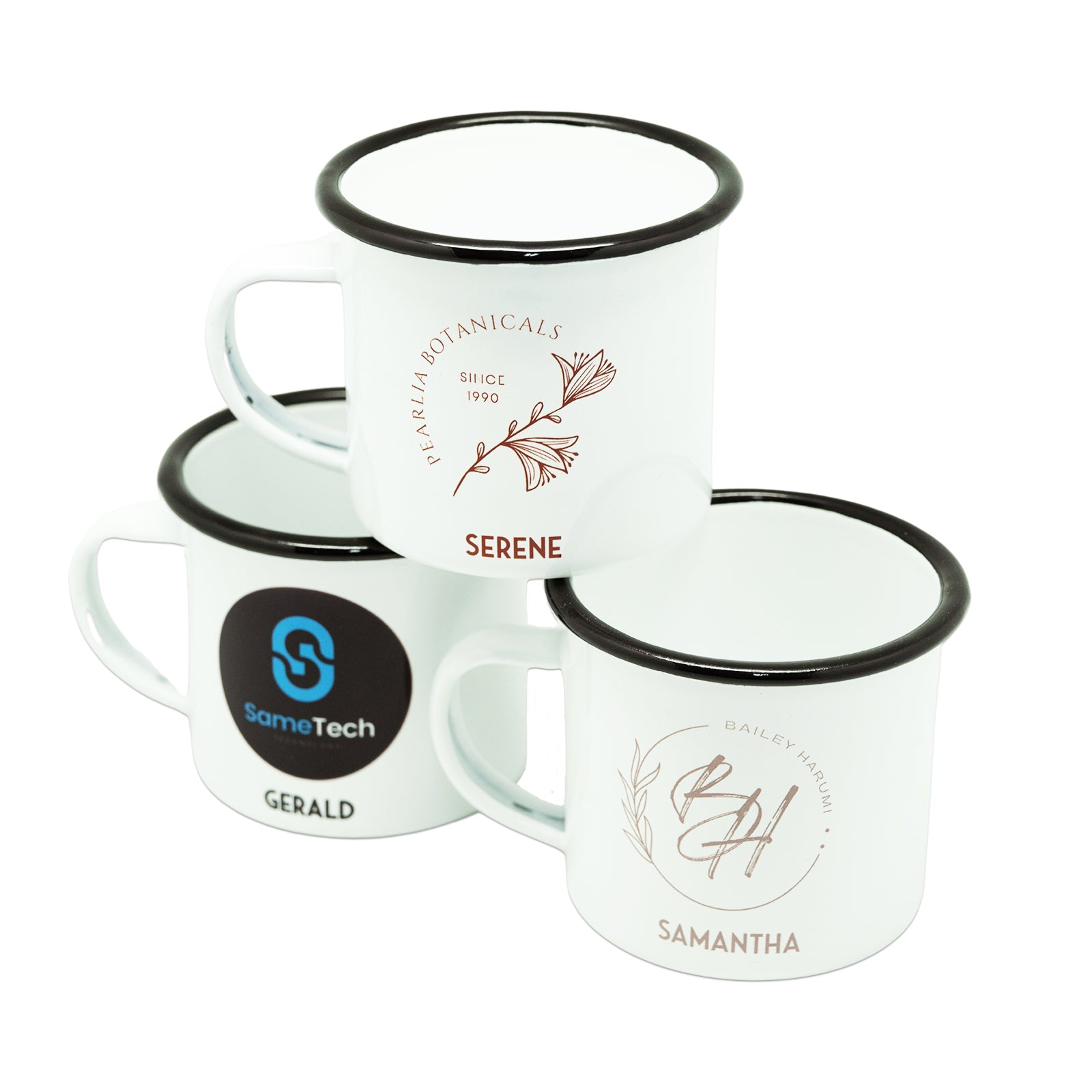 Metal Enamel Mug - 280ml (Name Printing)Image Only