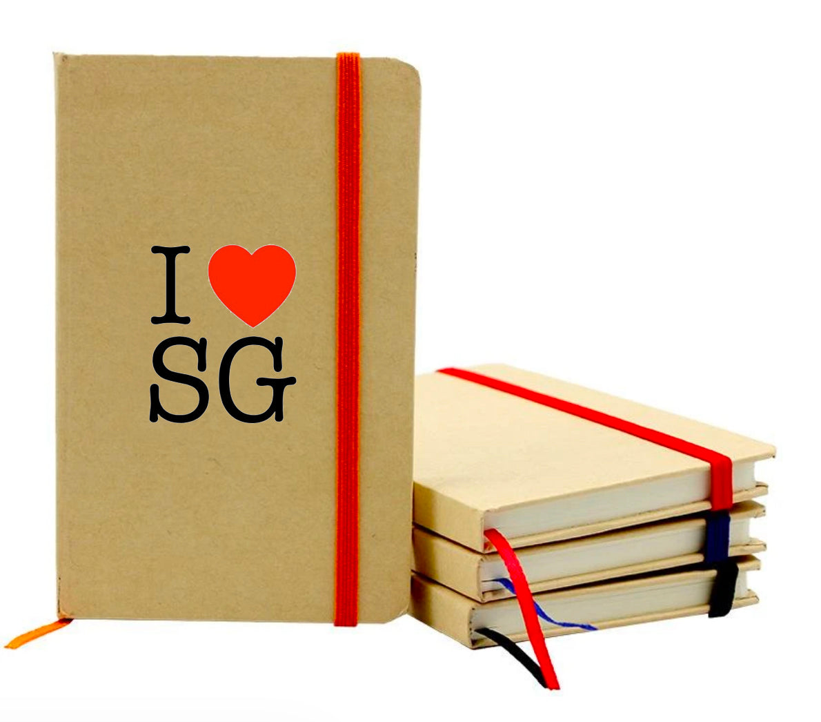 National Day A6 Notebook With Kraft Paper CoverAssorted