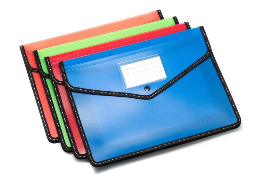 Premium A4 Folder with Expandable SidesAssorted