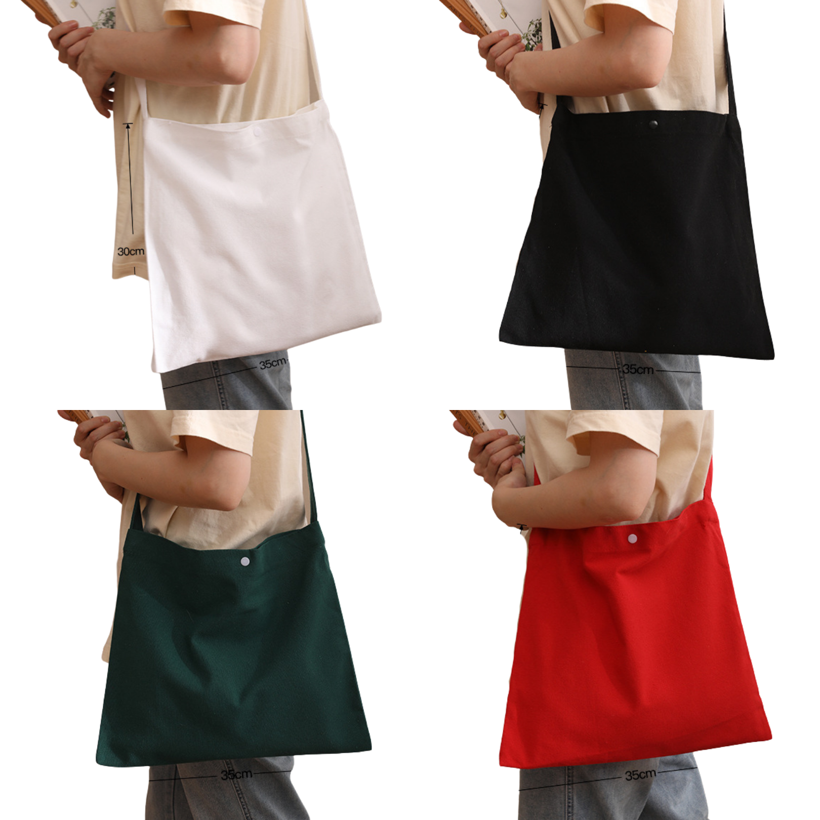 Shoulder Messenger Canvas Bag (Deliver in 4-6 weeks)