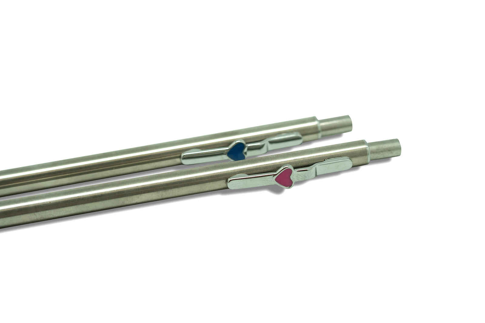 Stainless Steel Heart-shaped Clip Mechanical PencilAssorted