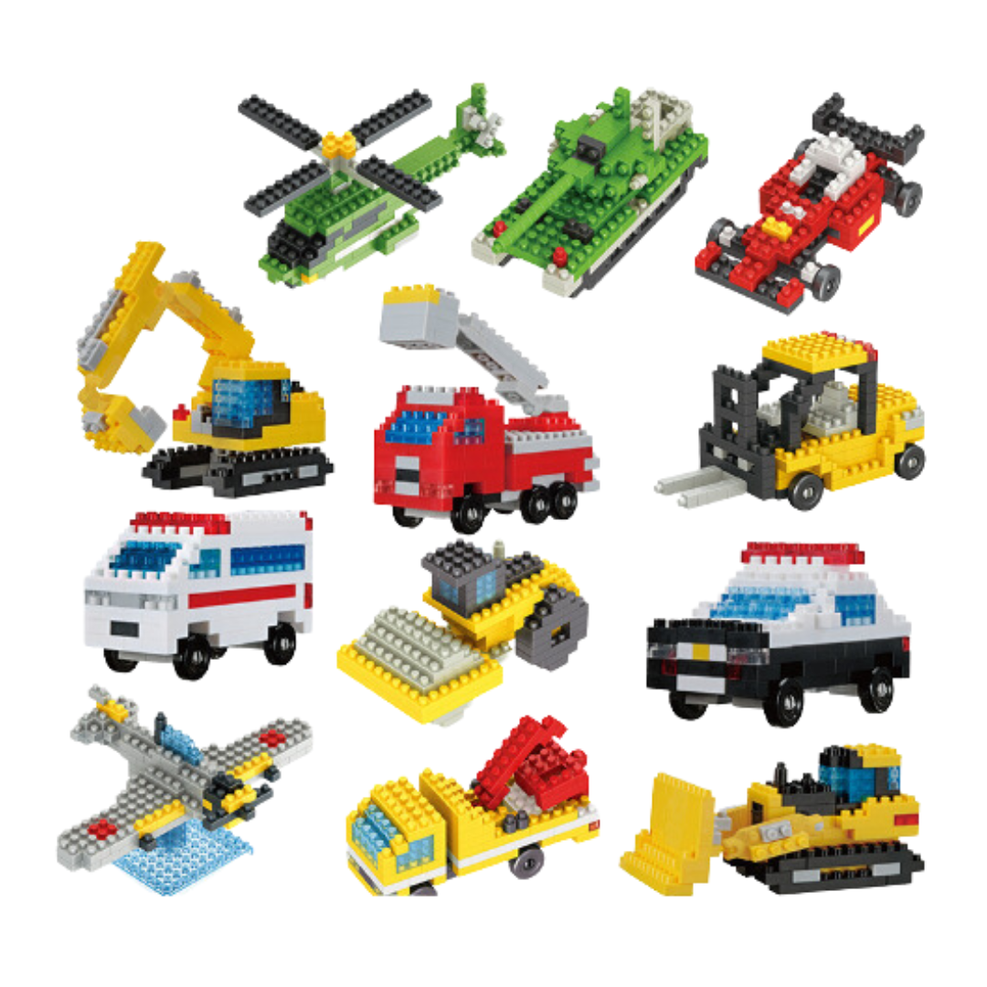 Transport Theme Nano BlocksAssorted