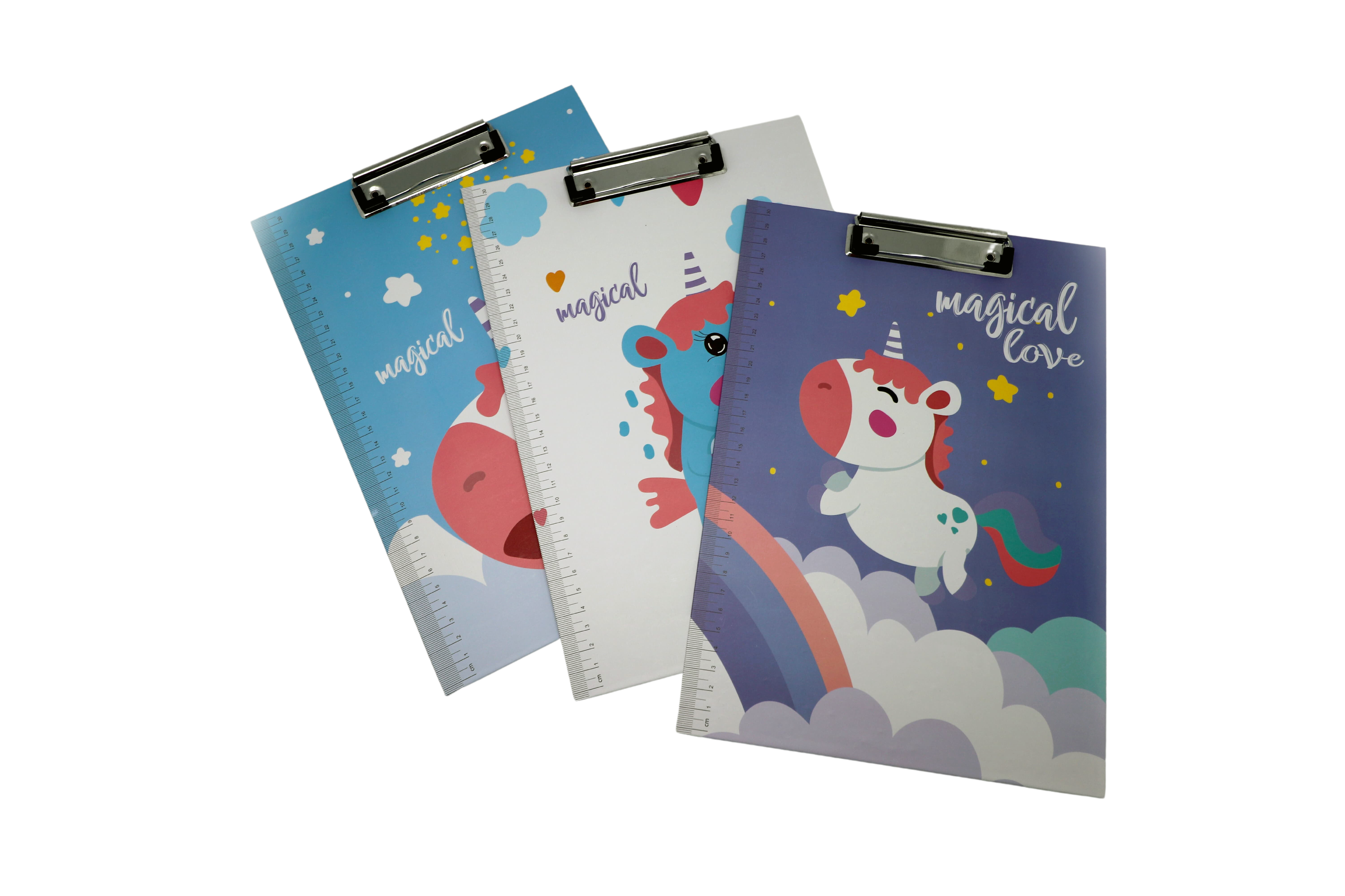 Unicorn Design ClipboardAssorted