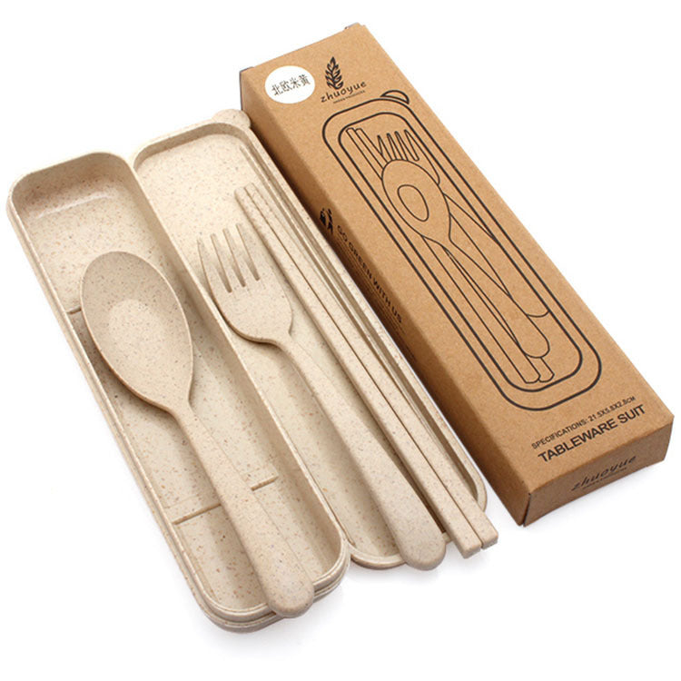 Wheat Fibre Cutlery SetAssorted