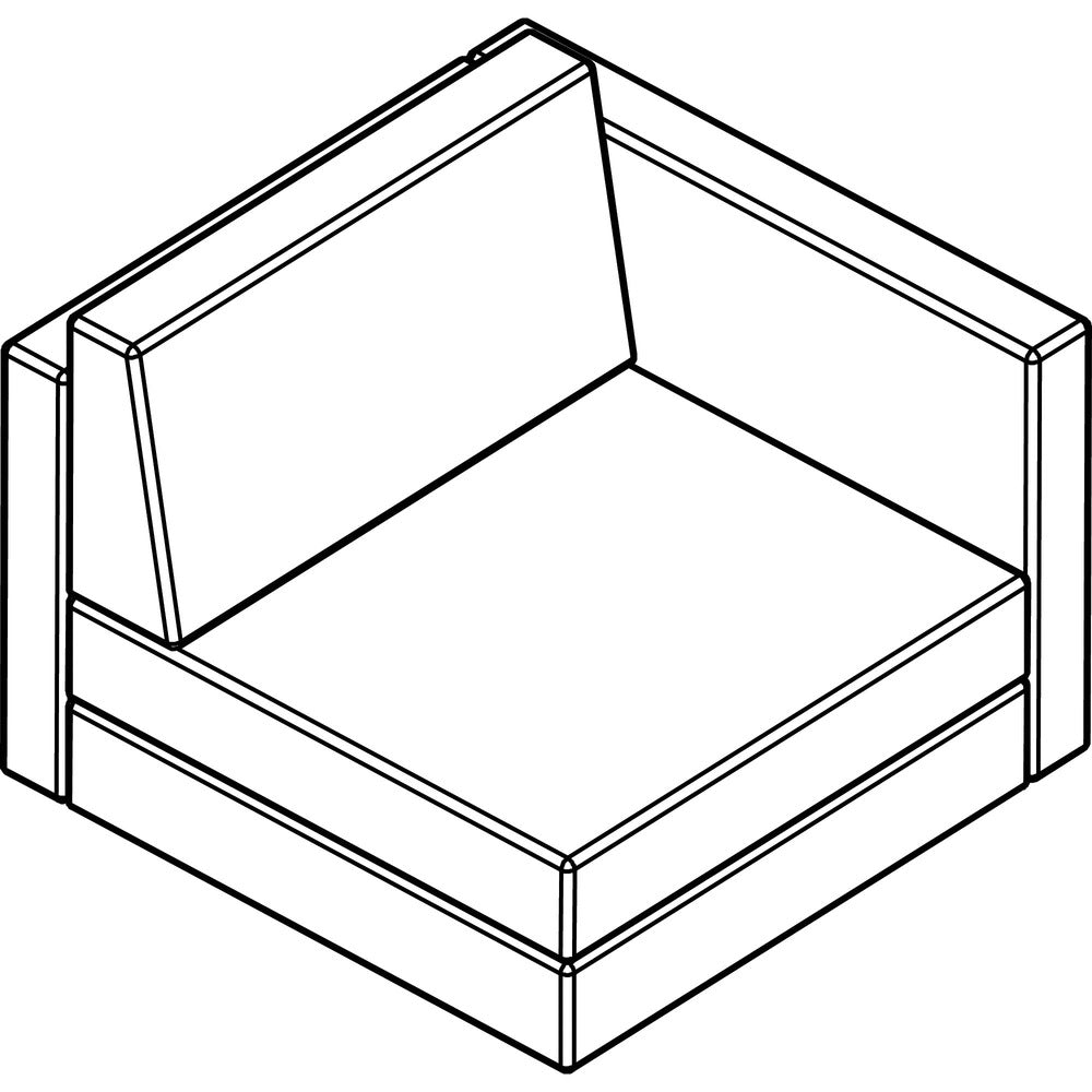 Arold Cube 300 Left-Side Armchair [SKU - AROCU303TP06]EA