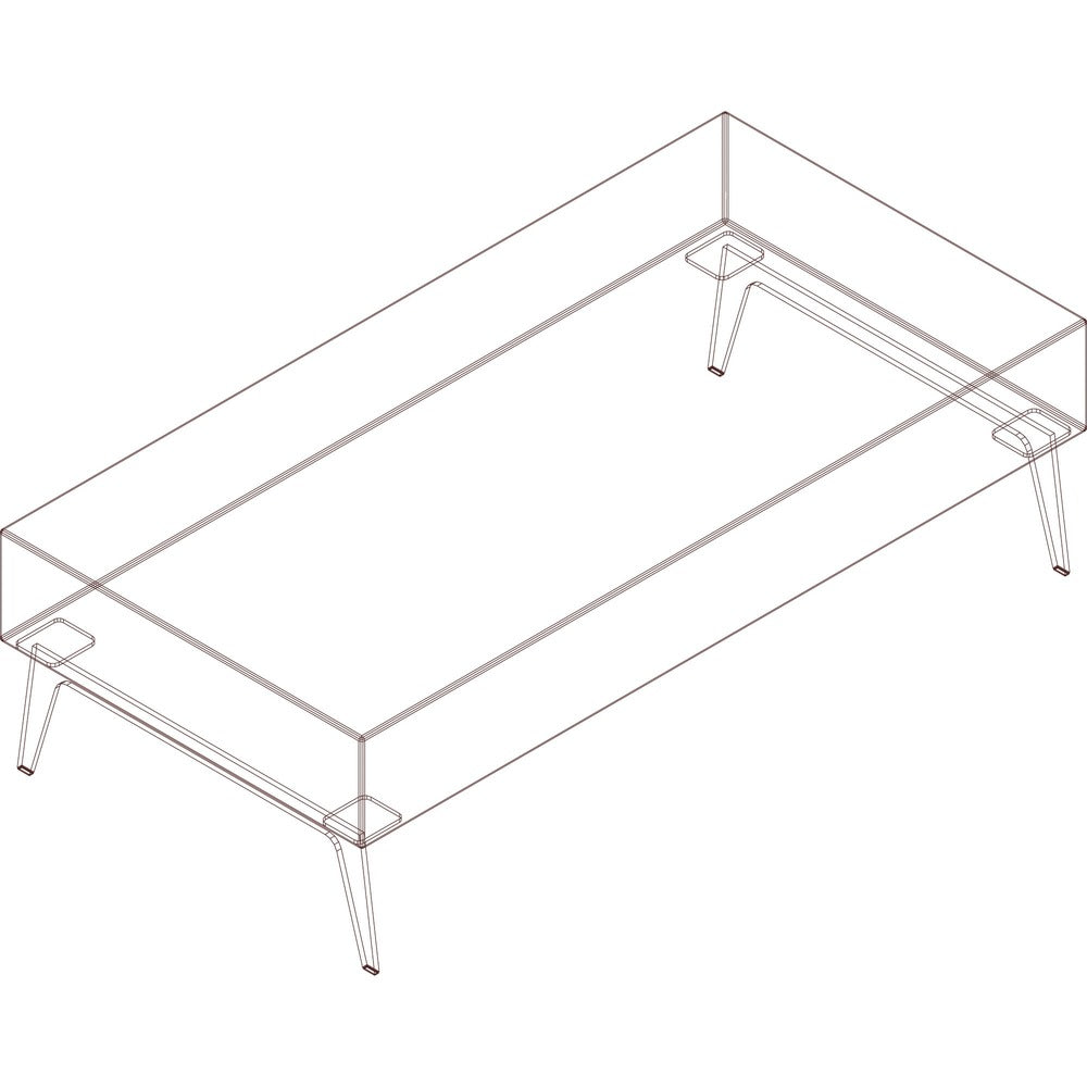 Arold Hip Hop Collection Rectangular Bench [SKU - AROH60K8W1]EA