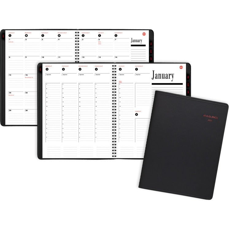 At-A-Glance Tabbed Weekly/Monthly Appointment Book [SKU - AAG7086405]EA