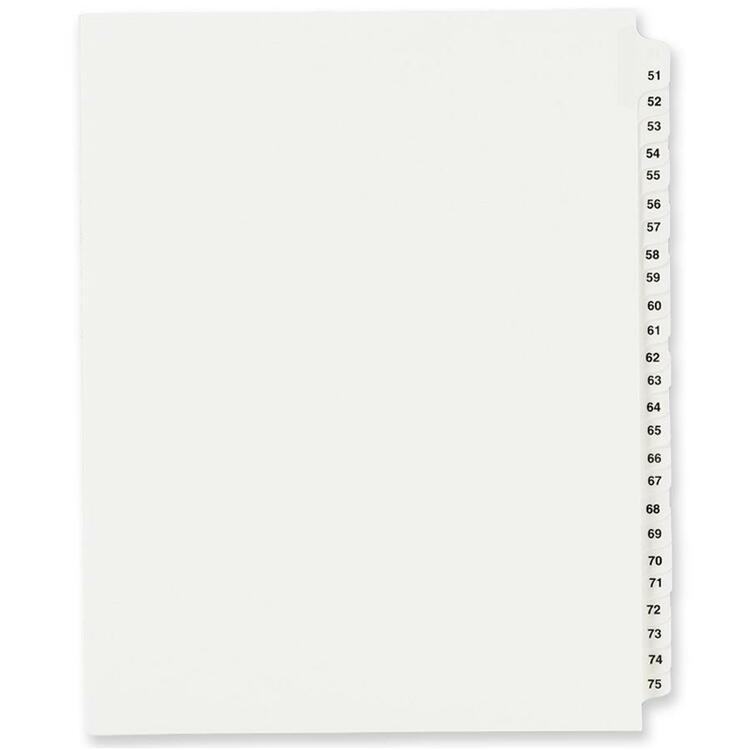 Avery Standard Collated Legal Exhibit Divider Sets - Avery Style [SKU - AVE01332]ST
