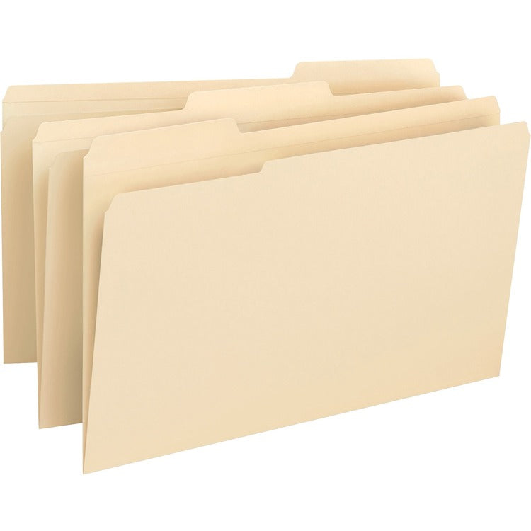 Business Source 1/3 Tab Cut Legal Recycled Top Tab File Folder [SKU - BSN16516]BX