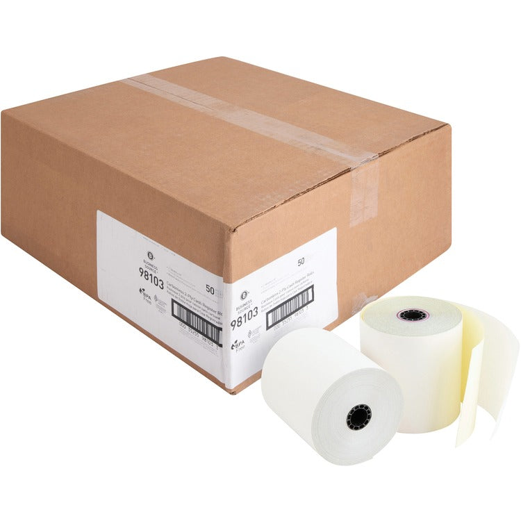 Business Source 2-part Carbonless Cash Register Rolls [SKU - BSN98103]CT