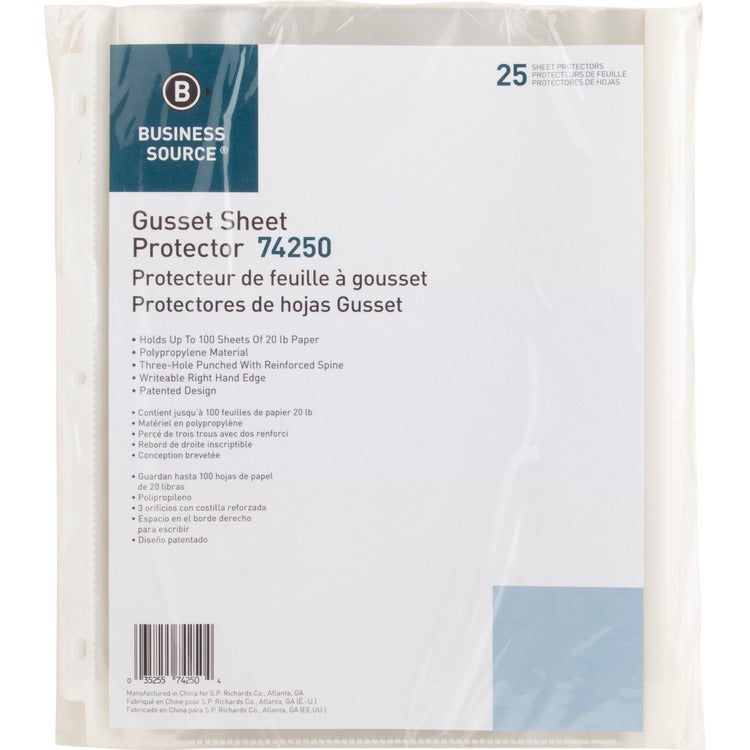 Business Source Heavy-duty Sheet Protectors [SKU - BSN74250]PK