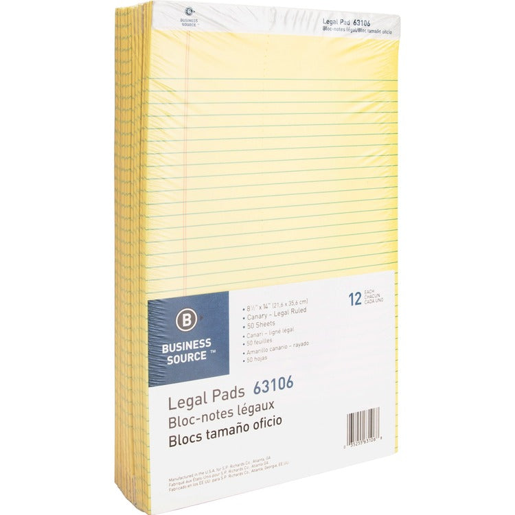 Business Source Legal Pads [SKU - BSN63106]DZ