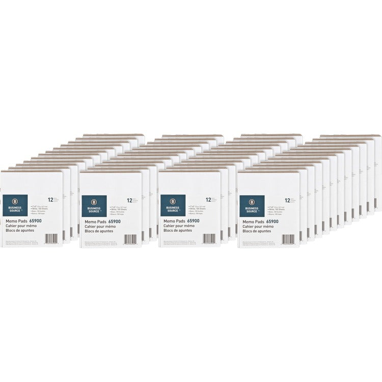 Business Source Plain Memo Pads [SKU - BSN65900CT]CT