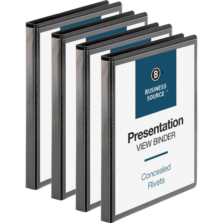 Business Source Standard View Round Ring Binders [SKU - BSN09979BD]BD