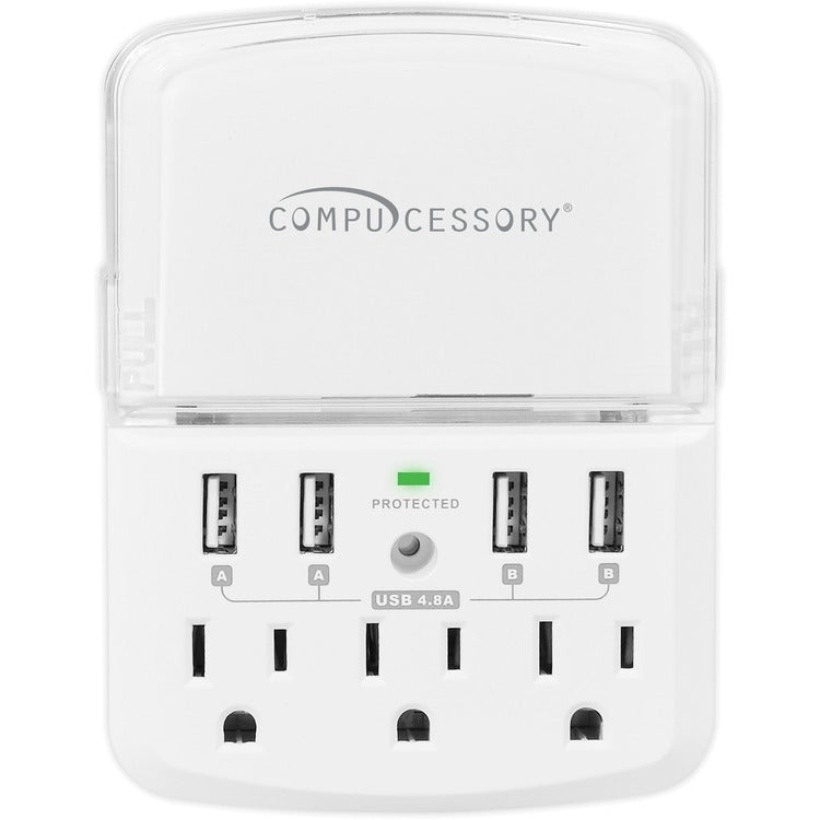 Compucessory Wall Charger Surge Protector [SKU - CCS25667]EA