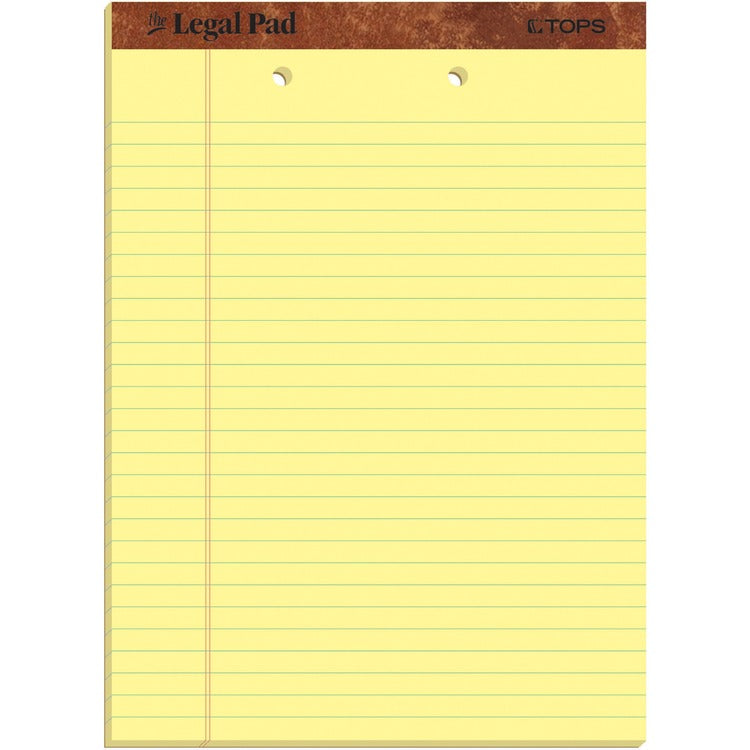 TOPS 2-Hole Top Punched Legal Pad [SKU - TOP7531]DZ