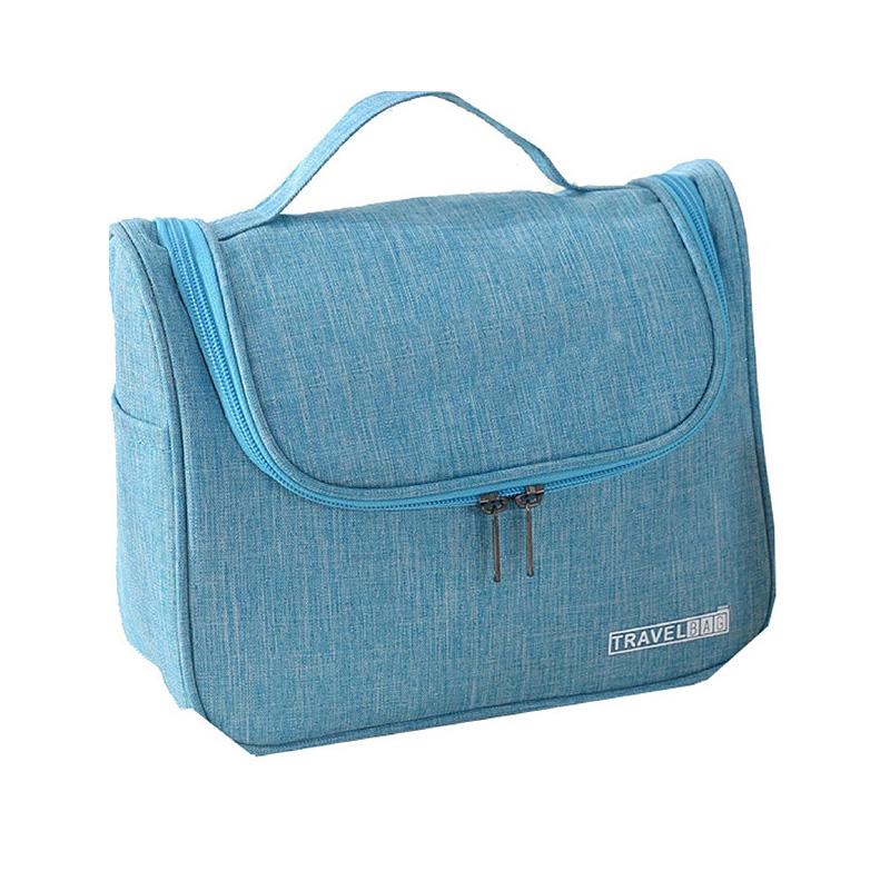 Zippered Toiletry Bag With Side Pockets For TravelAssorted