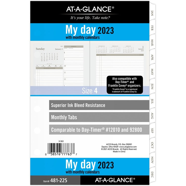 Day Runner Daily Planner Refill [SKU - AAG481225]EA