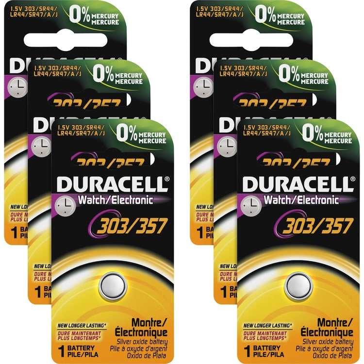 Duracell 03/357 Silver Oxide Button Battery [SKU - DURDL303357BPK]BX
