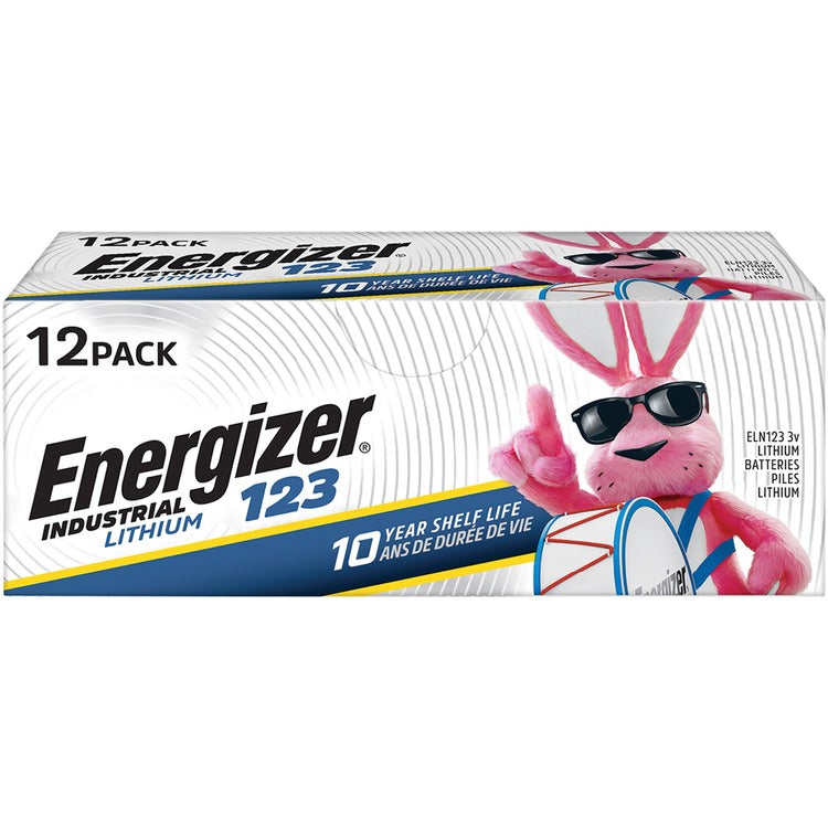 Energizer Industrial 123 Lithium Batteries [SKU - EVEELN12312]PK