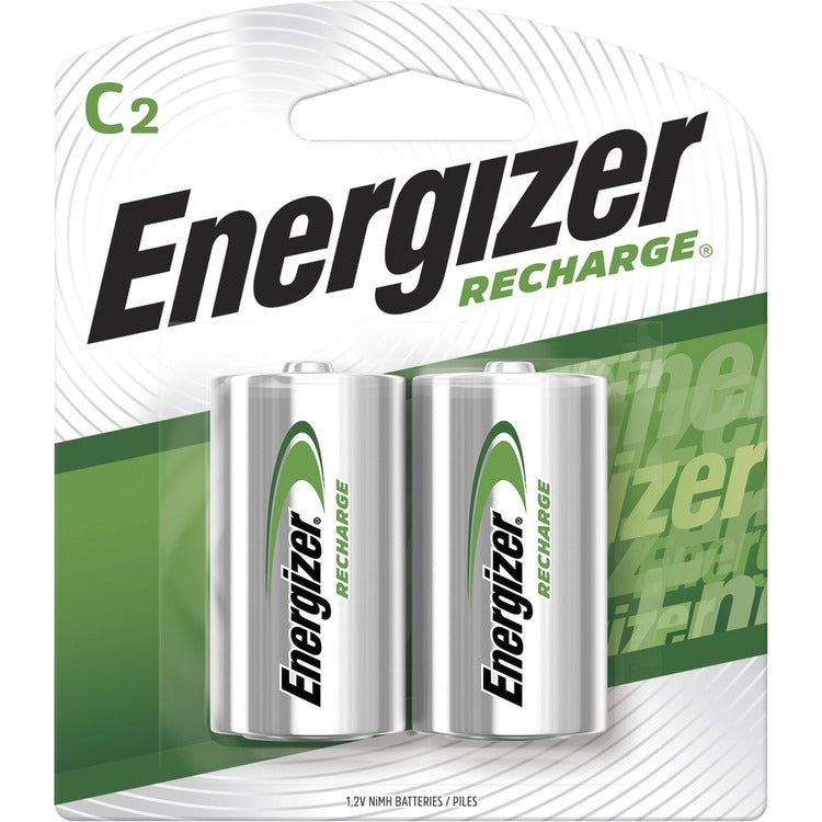 Energizer Recharge Universal Rechargeable C Batteries, 2 Pack [SKU - EVENH35BP2]PK