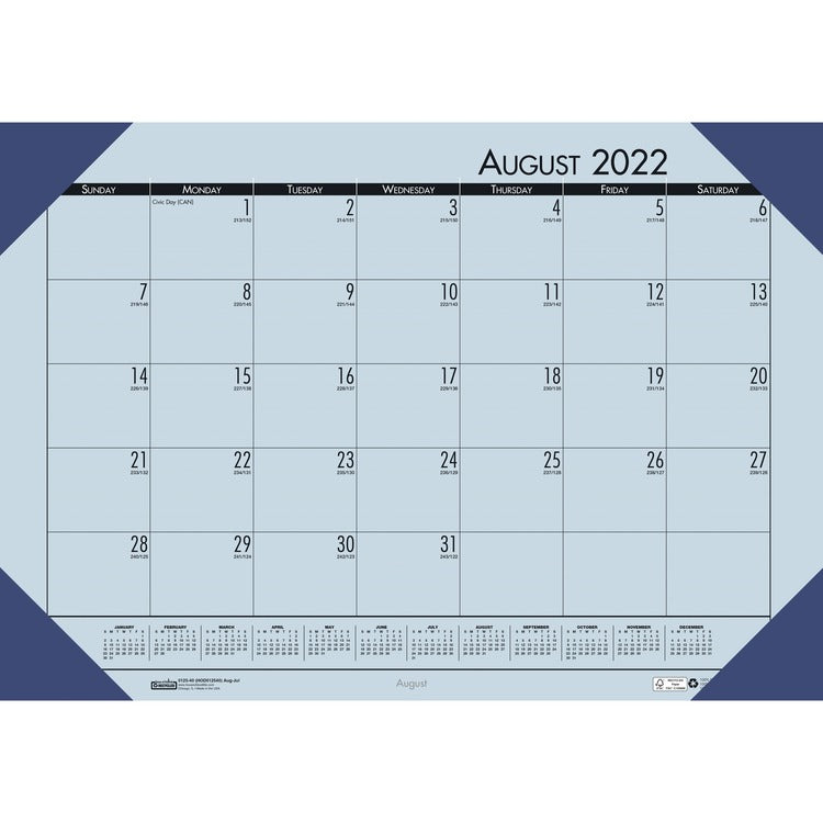 House of Doolittle Compact Academic Desk Pad [SKU - HOD012540]EA