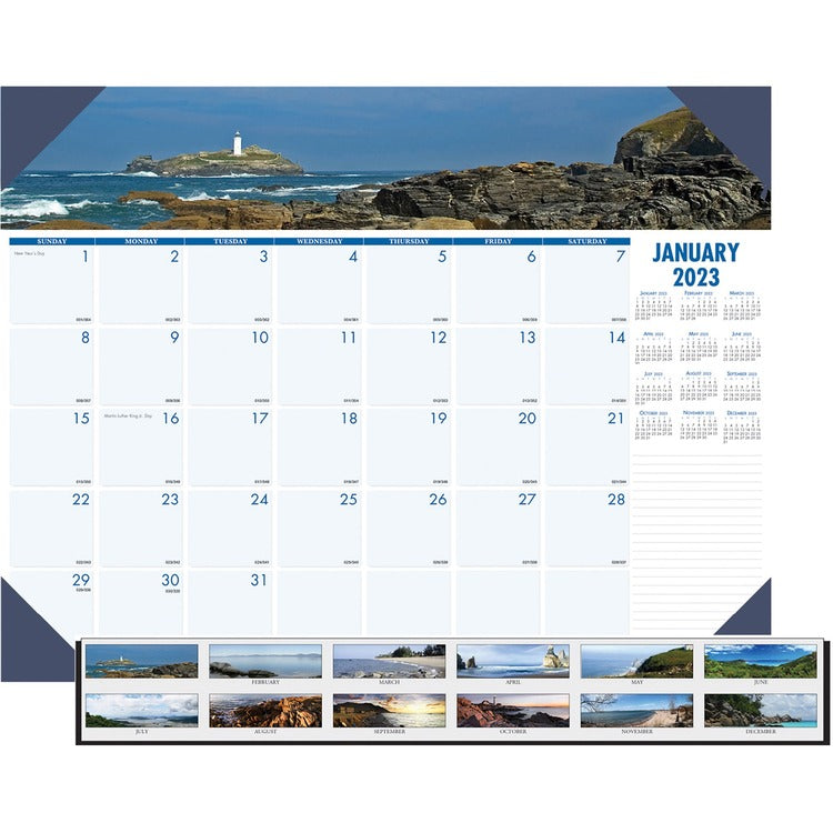 House of Doolittle EarthScapes Coastlines Desk Pad [SKU - HOD178]EA
