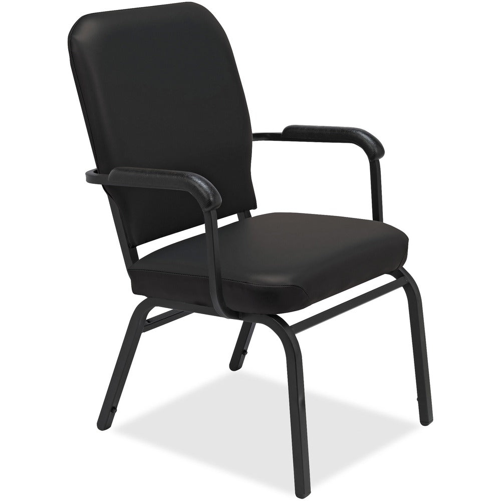 Lorell Fixed Arms Vinyl Oversized Stack Chairs [SKU - LLR59600]CT