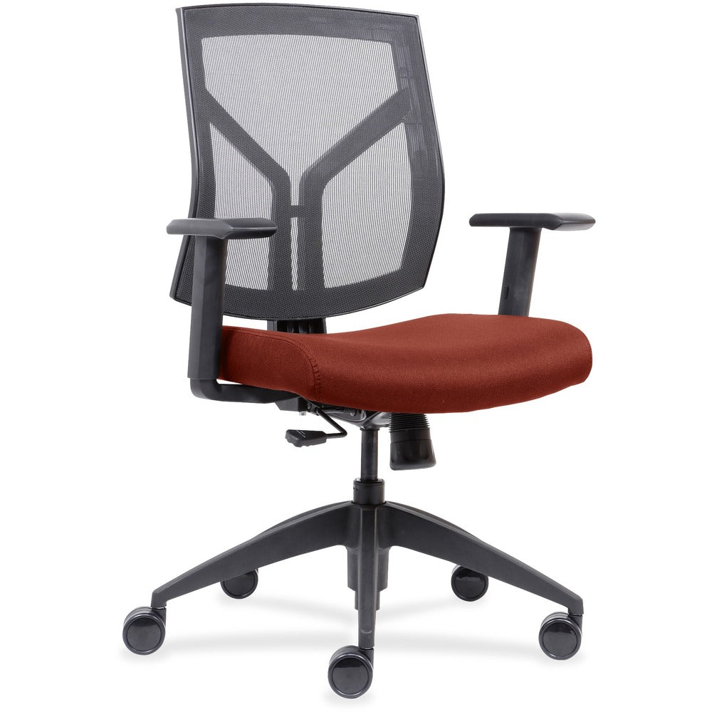 Lorell Mesh Back/Fabric Seat Mid-Back Task Chair [SKU - LLR83111A203]EA