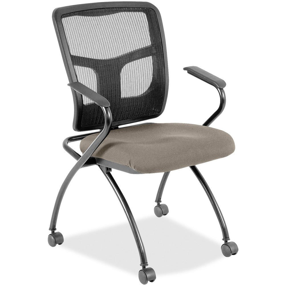 Lorell Mesh Back Fabric Seat Nesting Chairs [SKU - LLR8437451]CT