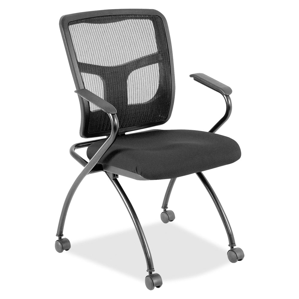 Lorell Mesh Back Fabric Seat Nesting Chairs [SKU - LLR8437496]CT