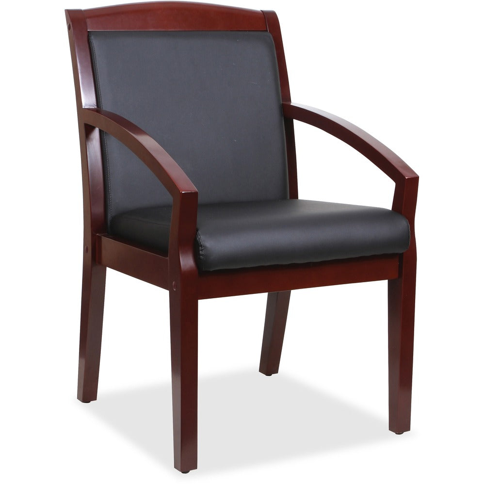 Lorell Sloping Arms Wood Guest Chair [SKU - LLR20020]EA