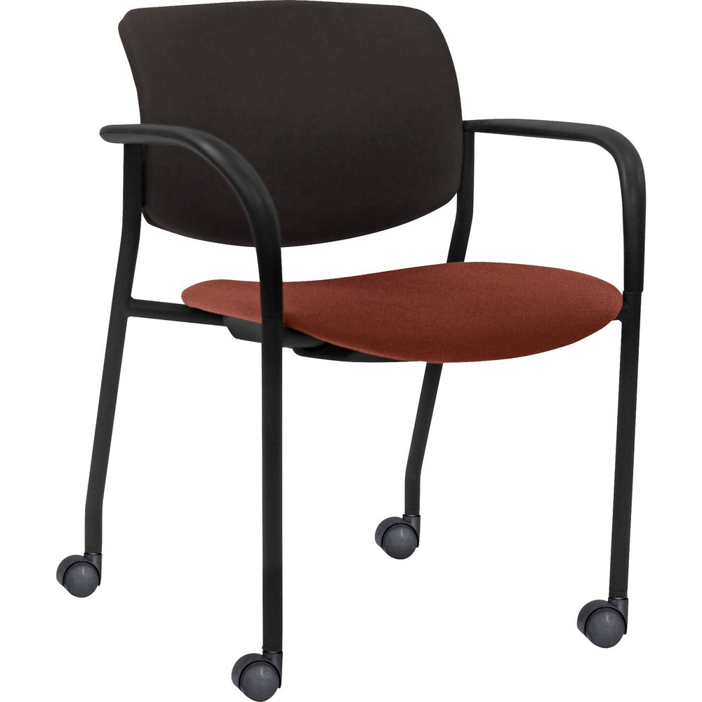 Lorell Stack Chairs with Plastic Back & Fabric Seat [SKU - LLR83115A203]CT