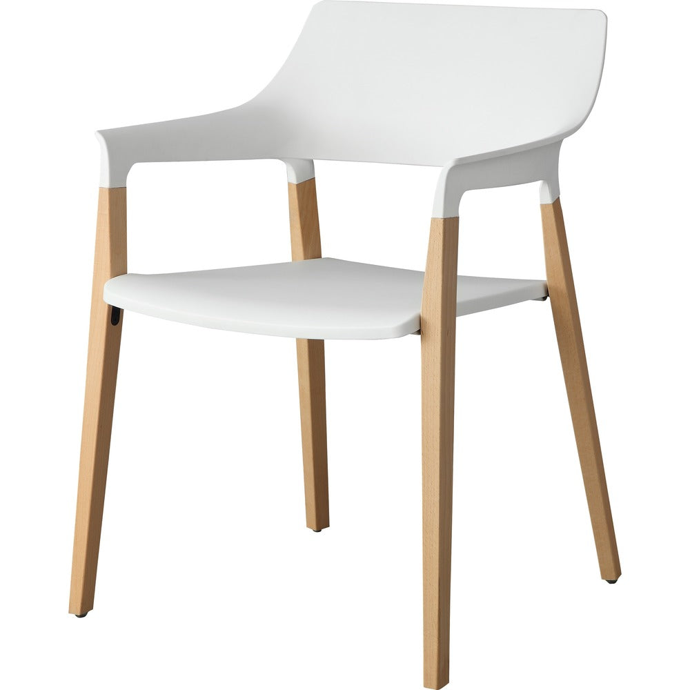 Lorell Wood Legs Stack Chairs [SKU - LLR42960]CT