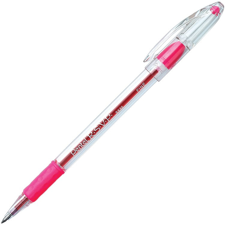 Pentel R.S.V.P. Ballpoint Stick Pens [SKU - PENBK90P]DZ
